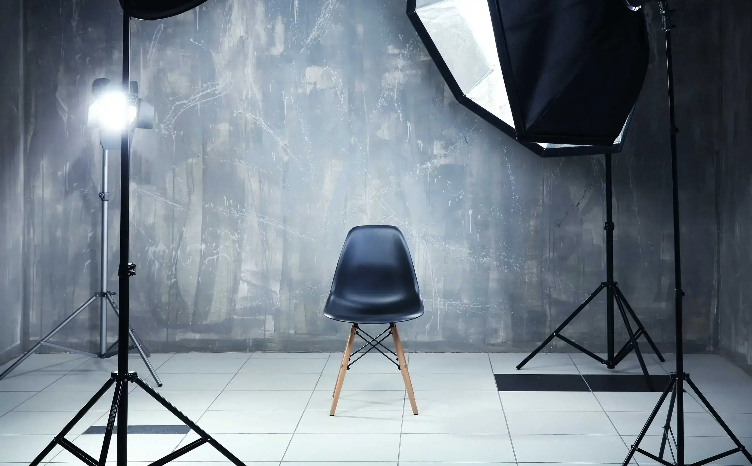Modern photo studio interior
