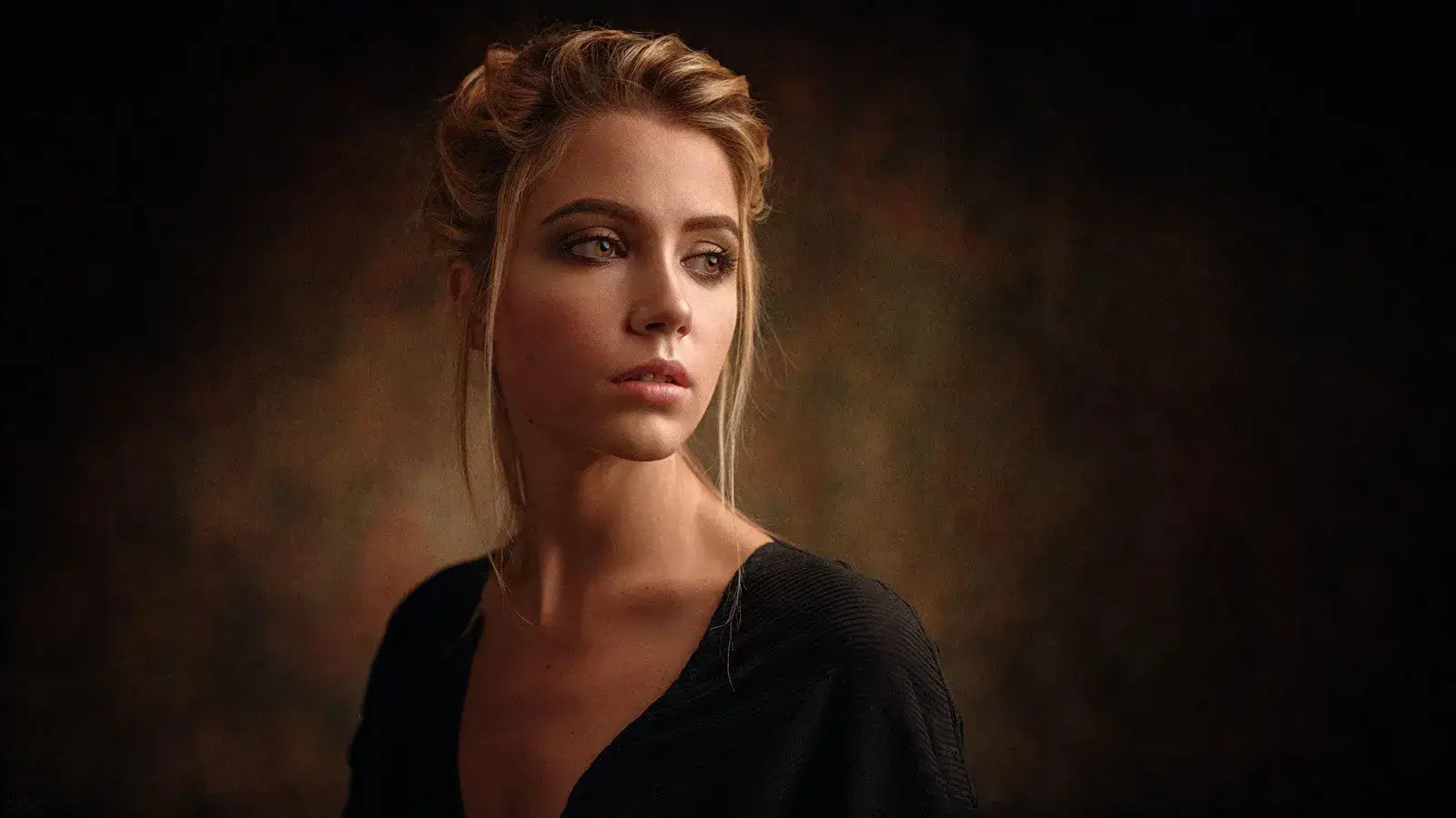 Portrait session in studio